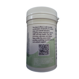 Side label of HBN Sleep capsules showing printed product information, a QR code and cautions