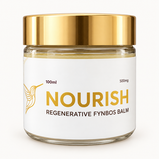 Nourish Fynbos Balm | 100 ml — front packaging on a light background